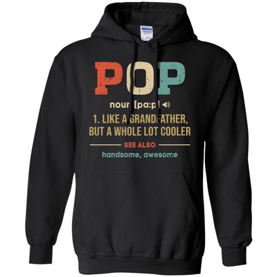 Vintage Pop Gifts Grandpa Definition Fathers Day-T-Shirt & Hoodie-Pullover Hoodie-Black
