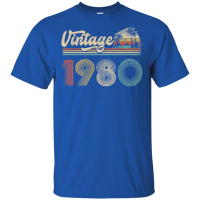41th Birthday Gift Vintage 1980 Classic-T-Shirt & Hoodie-Classic T-Shirt-Royal