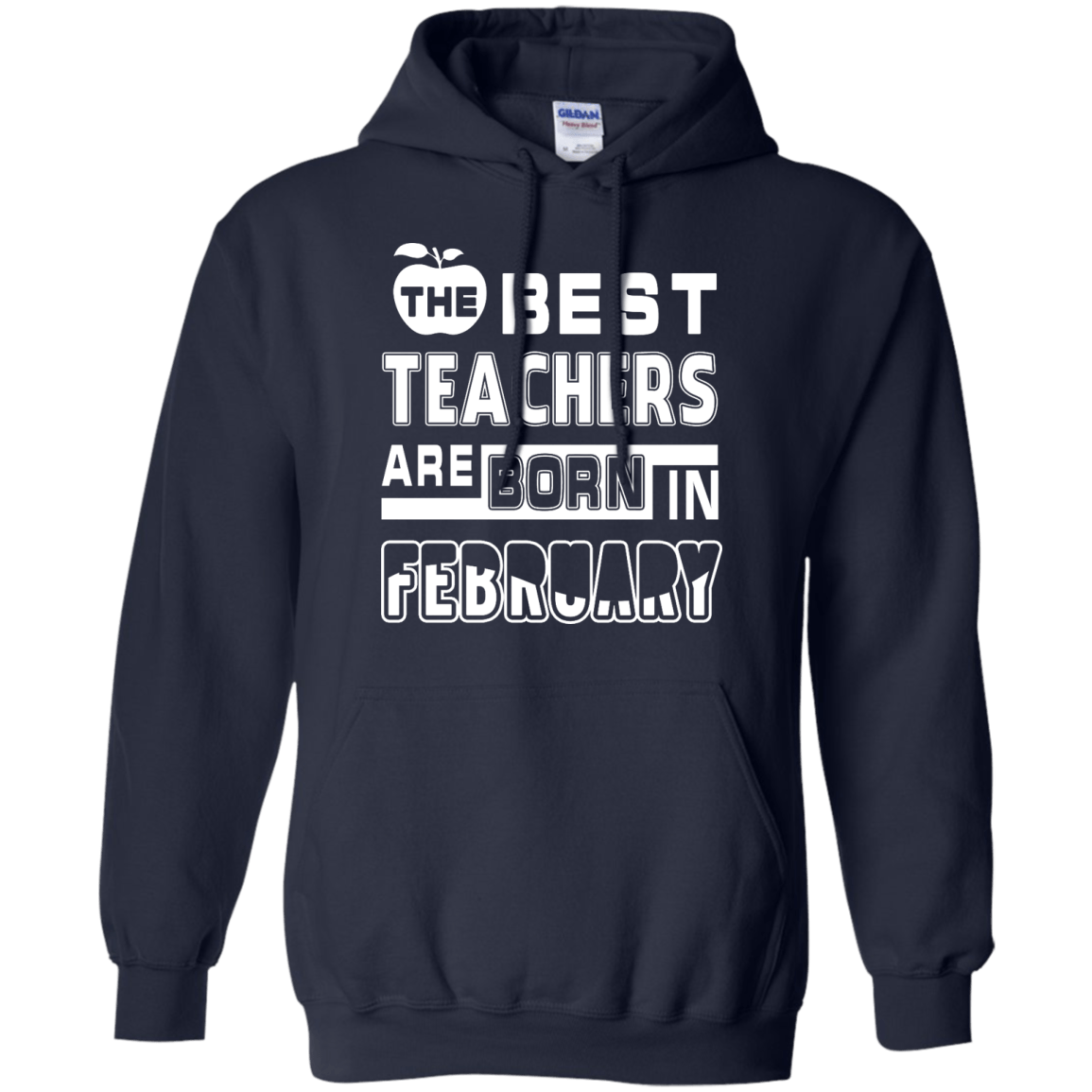 The Best Teachers Are Born In January-T-Shirt & Hoodie-Pullover Hoodie-Navy
