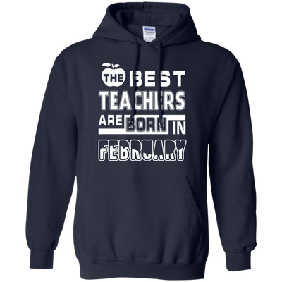 The Best Teachers Are Born In January-T-Shirt & Hoodie-Pullover Hoodie-Navy
