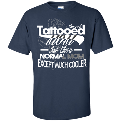 I'm a Tattooed Mom-T-Shirt & Hoodie-Classic T-Shirt-Navy