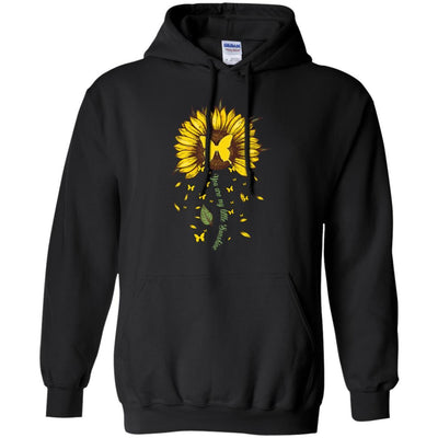 You Are My Little Sunshine Sunflower Butterfly-T-Shirt & Hoodie-Pullover Hoodie-Black
