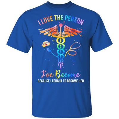 I Love The Person I've Become Nurse CNA Gifts-T-Shirt & Tank Top-Classic T-Shirt-Royal