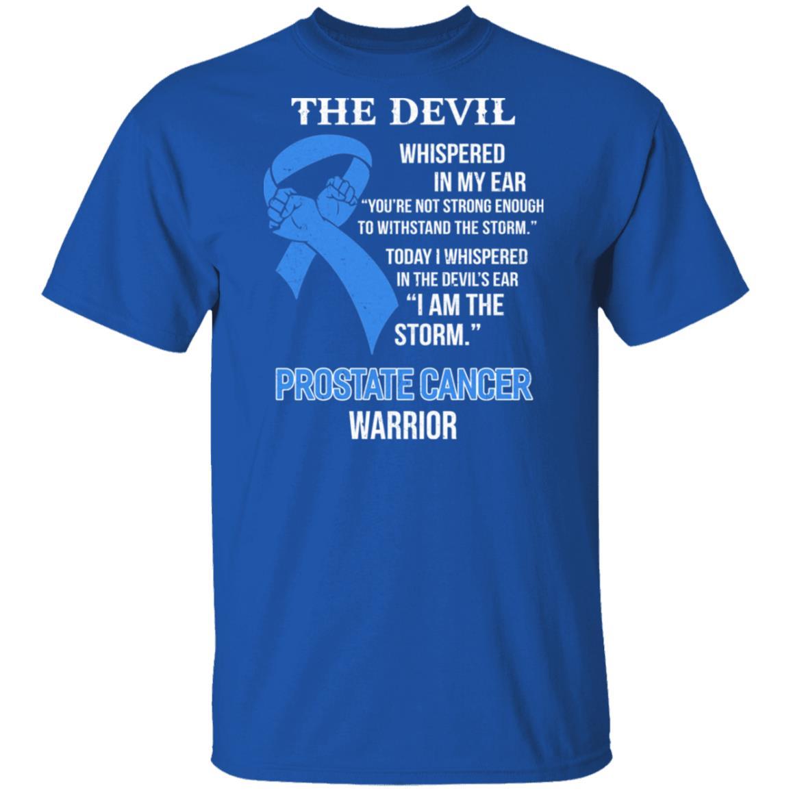 I Am The Storm Support Prostate Cancer Awareness-T-Shirt & Hoodie-Classic T-Shirt-Royal