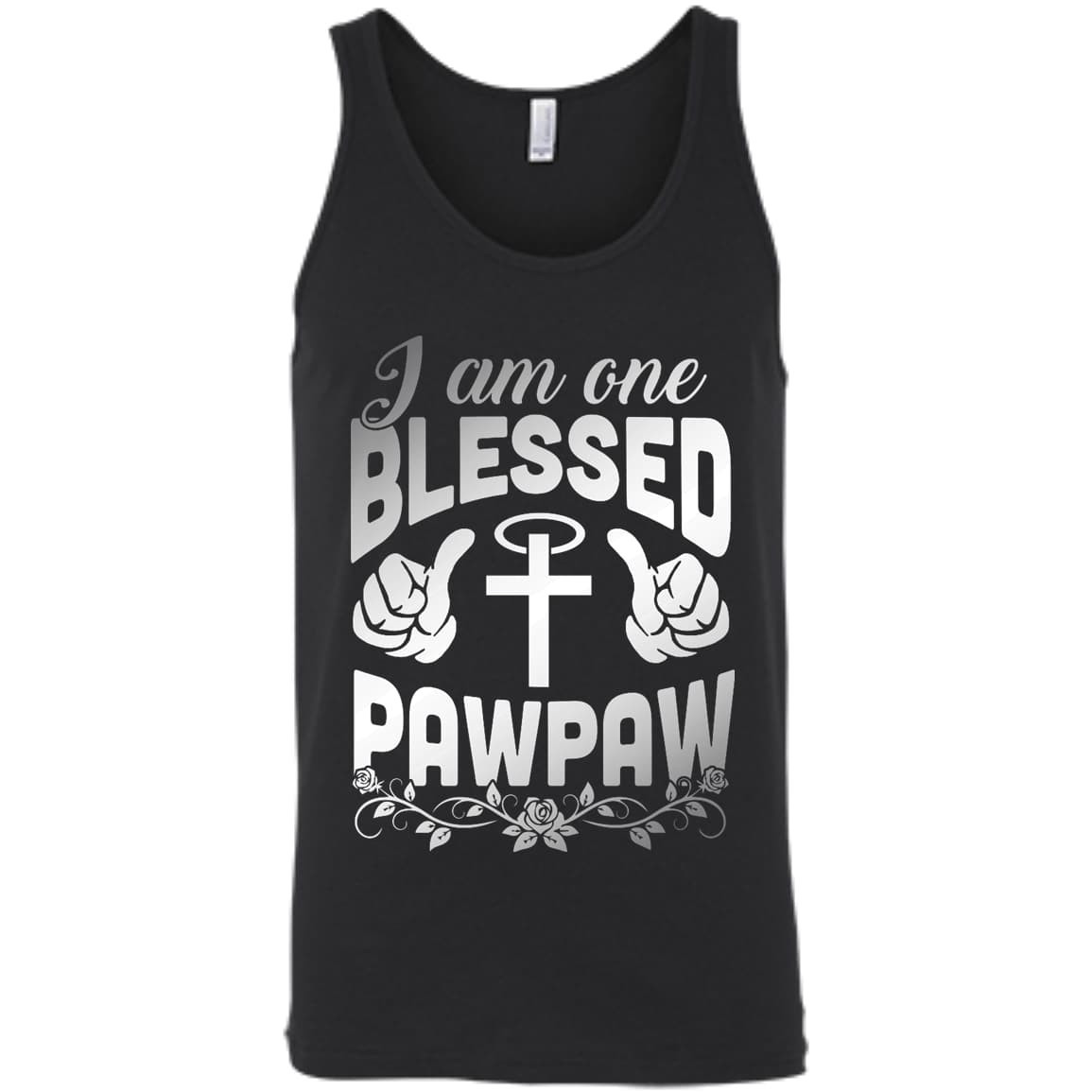I Am One Blessed Pawpaw-T-Shirt & Hoodie-Unisex Tank-Black
