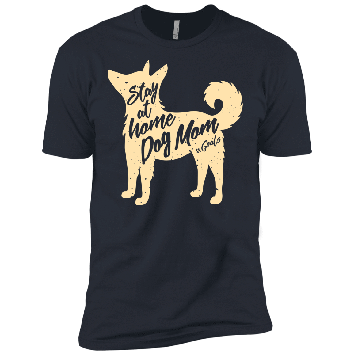 Stay At Home Dog Mom-T-Shirt & Hoodie-Premium T-Shirt-Indigo
