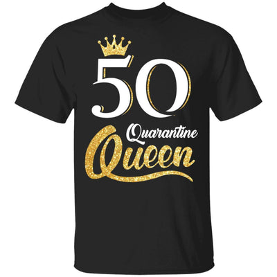 Born In 1971 My 50th Birthday Quarantine Queen-T-Shirt & Tank Top-Classic T-Shirt-Black