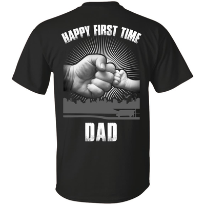 HAPPY FIRST TIME DAD-T-Shirt & Hoodie-Classic T-Shirt-Black