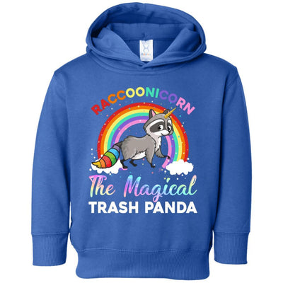 Racoonicorn Raccoon Unicorn Trash Panda For Kid Girls Youth-Youth Shirt-Toddler Fleece Hoodie-Royal