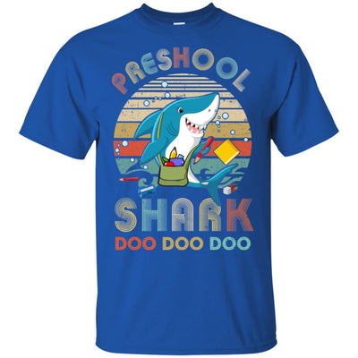 Preschool Shark Doo Doo Doo Funny Back To School Youth-Youth Shirt-Classic T-Shirt-Royal