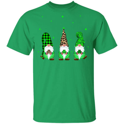 Leprechaun Irish Gnomes Leopard Plaid St Patrick's Day Gifts-T-Shirt & Hoodie-Classic T-Shirt-Irish Green