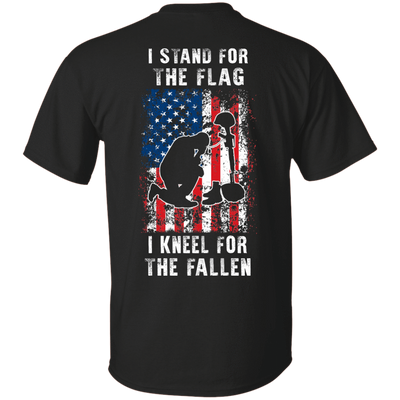 I Stand For The Flag I Kneel For The Fallen-T-Shirt & Hoodie-Classic T-Shirt-Black