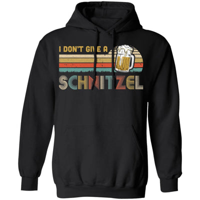 I Don't Give A Schnitzel Oktoberfest German Beer-T-Shirt & Hoodie-Pullover Hoodie-Black