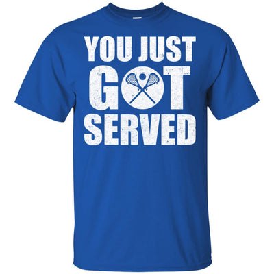 You Just Got Served Gifts For Lacrosse Lovers-T-Shirt & Hoodie-Classic T-Shirt-Royal