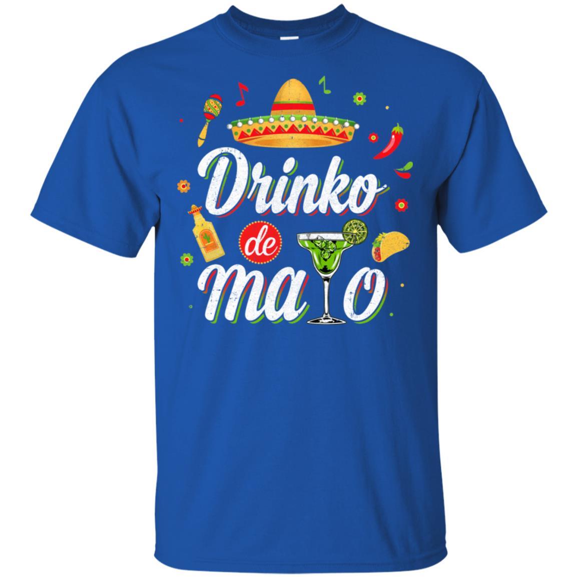 Funny Cinco De Mayo Drinko De Mayo-T-Shirt & Hoodie-Classic T-Shirt-Royal