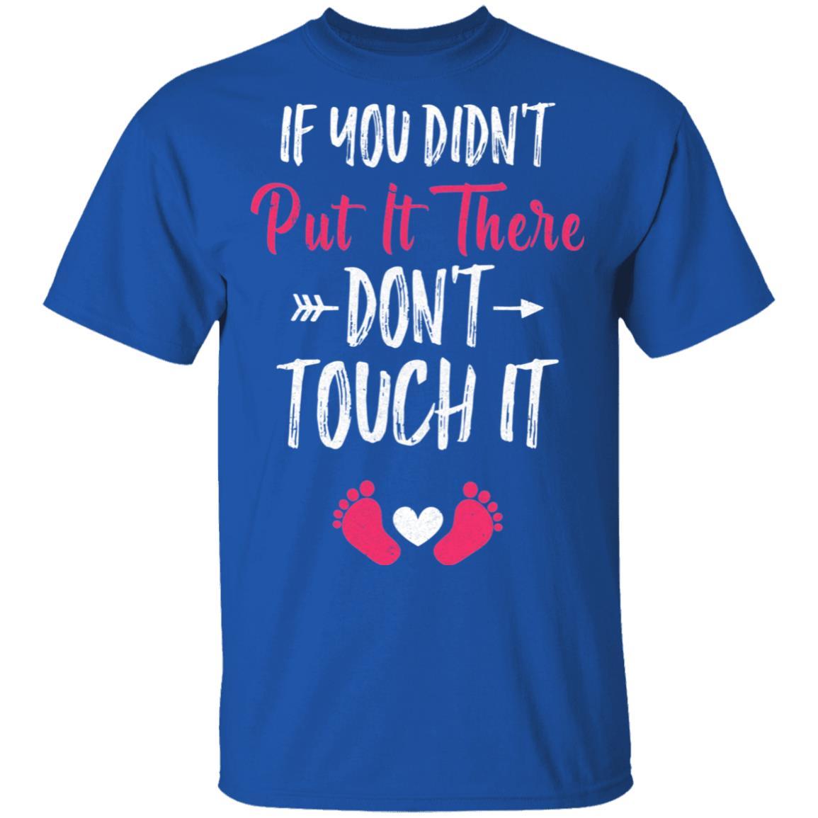 Soon To Be Mommy 2021 Gender Pink If You Didn't Put It There-T-Shirt & Hoodie-Classic T-Shirt-Royal
