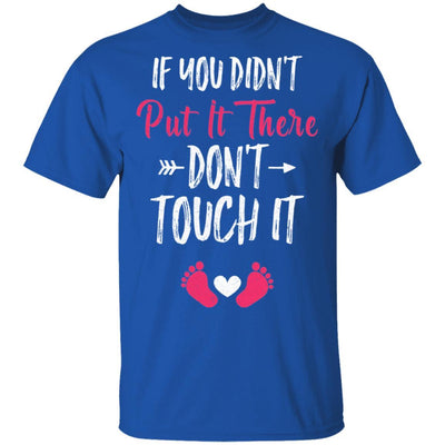 Soon To Be Mommy 2021 Gender Pink If You Didn't Put It There-T-Shirt & Hoodie-Classic T-Shirt-Royal