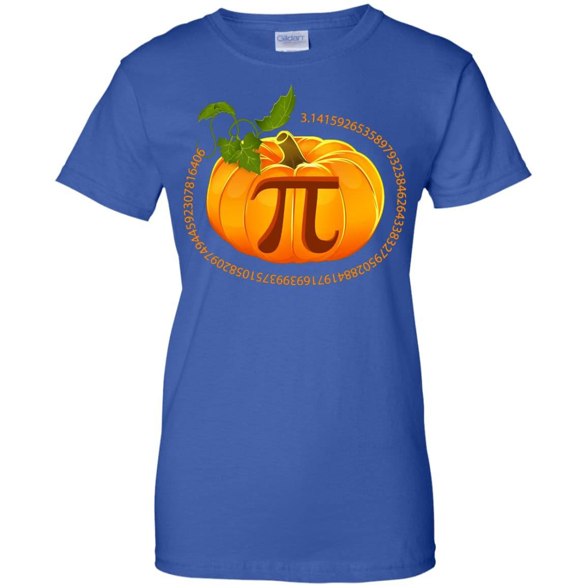 Funny Pi Pumpkin Pie Halloween-T-Shirt & Hoodie-Women's T-Shirt-Royal