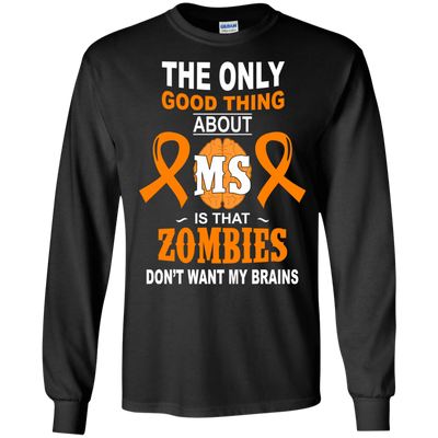 You're Saaaafe - Multiple Sclerosis-T-Shirt & Hoodie-Long Sleeve T-Shirt-Black