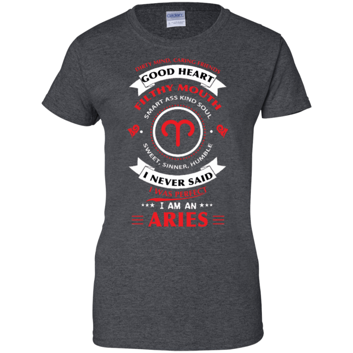I'm An Aries-T-Shirt & Hoodie-Women's T-Shirt-Dark Heather