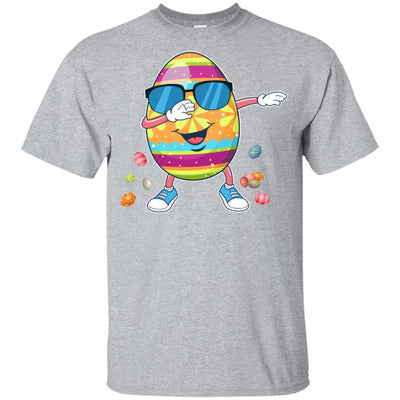 Easter Funny Birthday Dabbing Egg Gift Kids Youth-Youth Shirt-Youth T-Shirt-Sport Grey