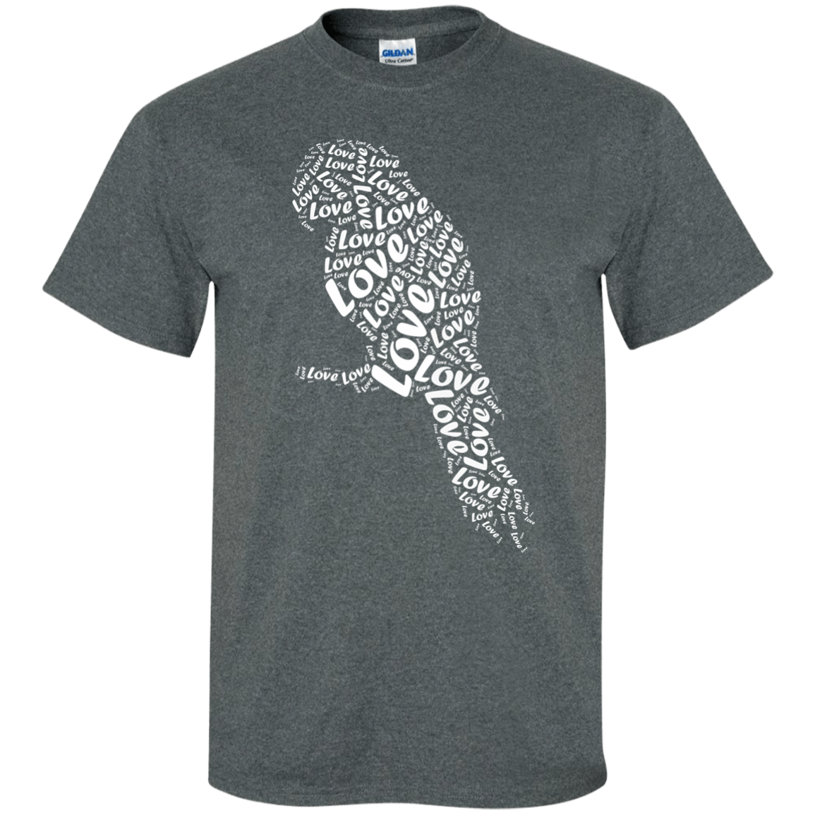 I Love Parrots-T-Shirt & Hoodie-Classic T-Shirt-Dark Heather