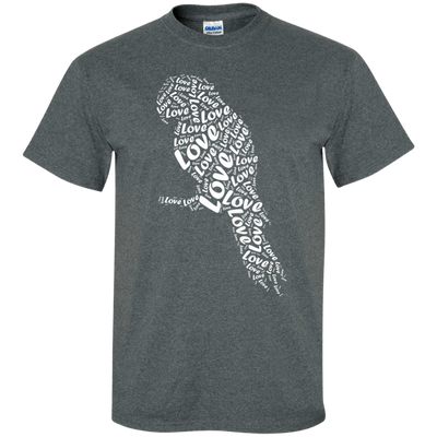 I Love Parrots-T-Shirt & Hoodie-Classic T-Shirt-Dark Heather