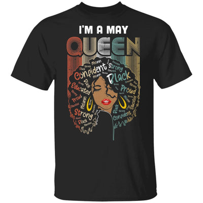 May Birthday For Women Gifts I'm A May Queen Girl-T-Shirt & Tank Top-Classic T-Shirt-Black