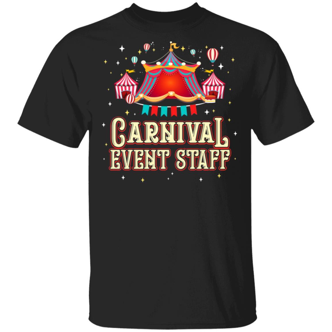 Carnival Event Staff Circus Party Carnival Distressed-T-Shirt & Hoodie-Classic T-Shirt-Black
