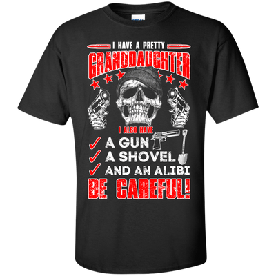 I HAVE A PRETTY GRANDDAUGHTER-T-Shirt & Hoodie-Classic T-Shirt-Black