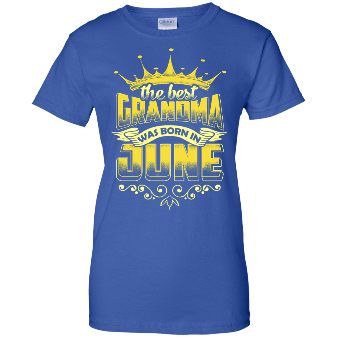 The Best Grandma Was Born In June-T-Shirt & Hoodie-Women's T-Shirt-Royal