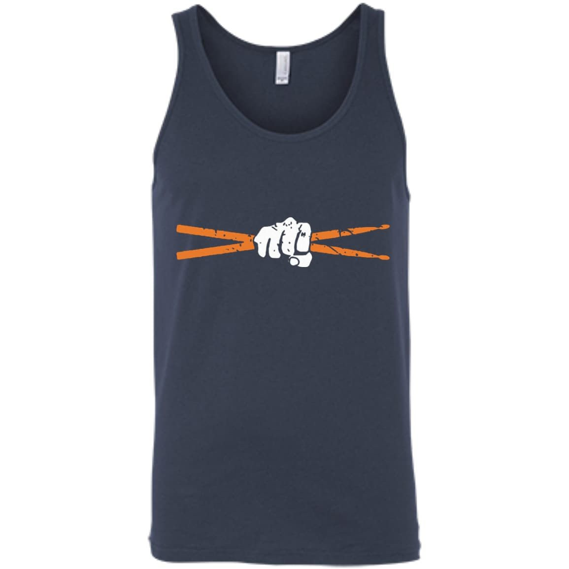 Drumsticks Drummer Awesome Music Lover Musician-T-Shirt & Hoodie-Unisex Tank-Navy