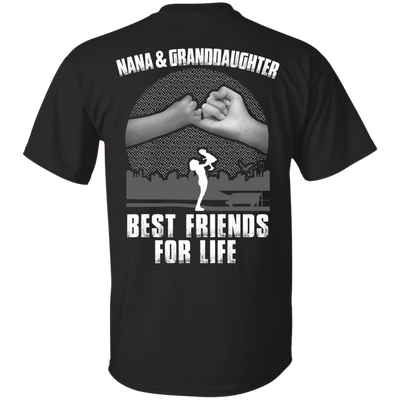 Nana and Granddaughter Best Friends For Life-T-Shirt & Hoodie-Classic T-Shirt-Black