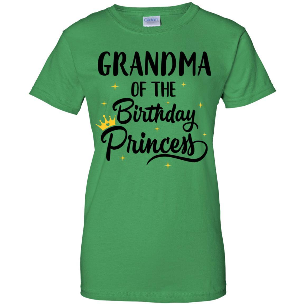 Grandma Of The Birthday Princess Matching Family Party-T-Shirt & Hoodie-Women's T-Shirt-Irish Green