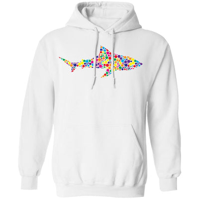 Dot Shark Lovers International Dot Day-T-Shirt & Hoodie-Pullover Hoodie-White