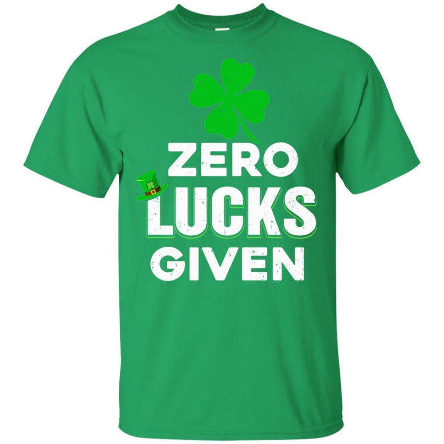Zero Lucks Given St Patricks Day-T-Shirt & Hoodie-Classic T-Shirt-Irish Green