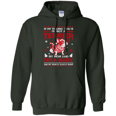 I'm Telling You I'm Not A Terrier-T-Shirt & Hoodie-Pullover Hoodie-Forest Green