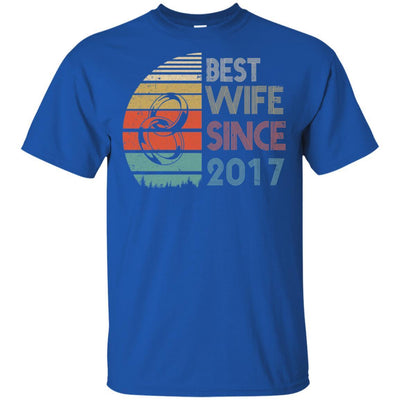 4th Wedding Anniversary Gifts Best Husband Since 2017-T-Shirt & Hoodie-Classic T-Shirt-Royal