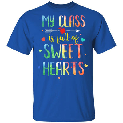 Valentines Day Teacher Class Full Of Sweethearts-T-Shirt & Hoodie-Classic T-Shirt-Royal