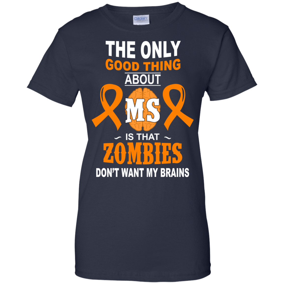 You're Saaaafe - Multiple Sclerosis-T-Shirt & Hoodie-Women's T-Shirt-Navy