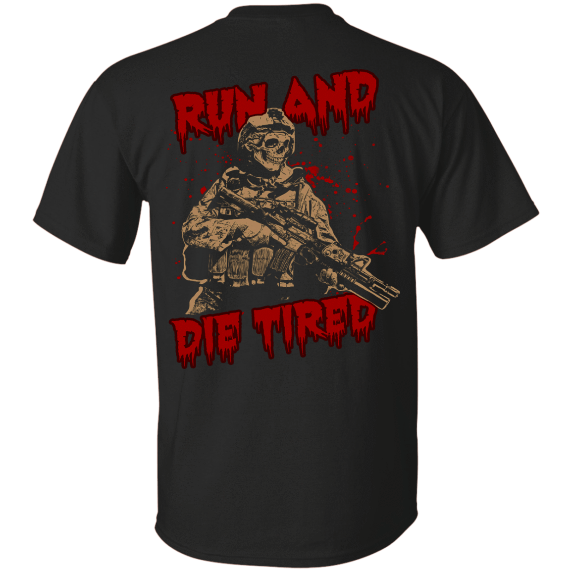 Run And Die Tired T Shirt-T-Shirt & Hoodie-Classic T-Shirt-Black
