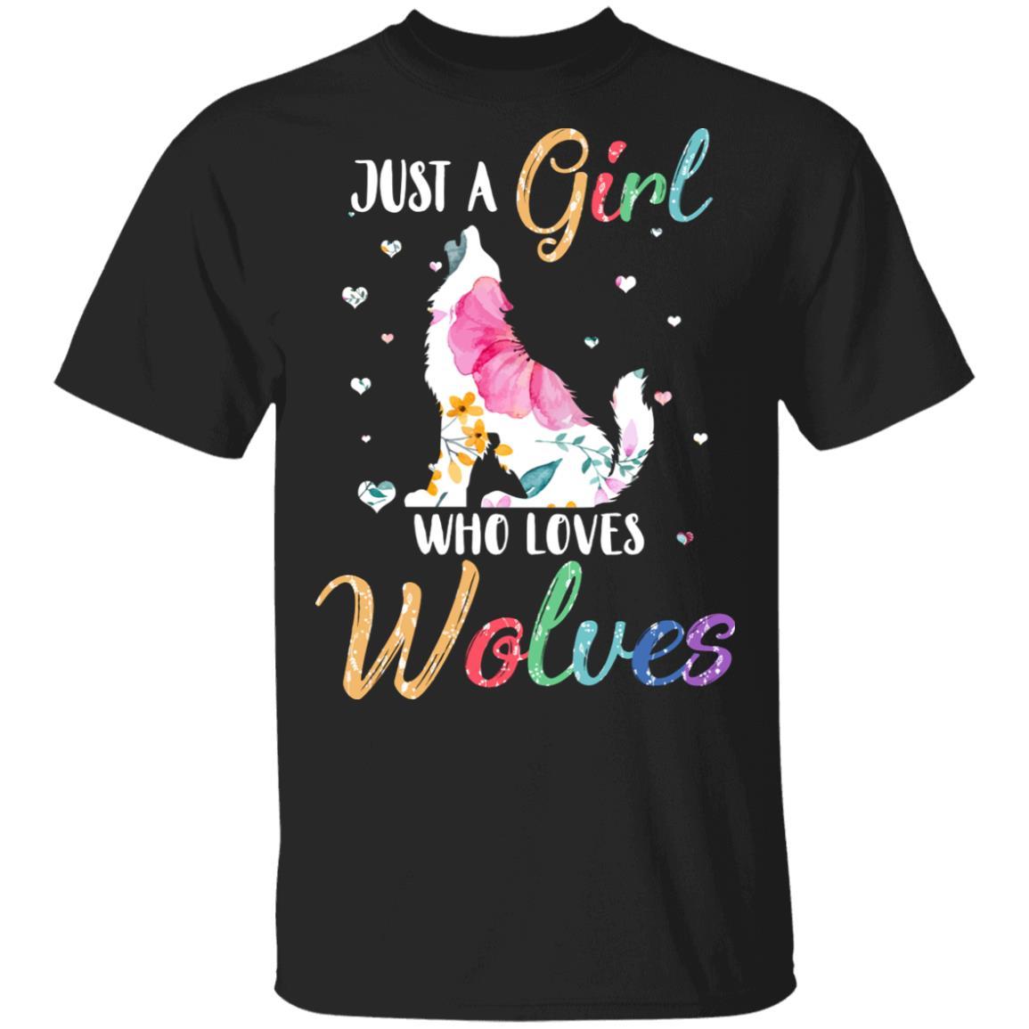 Just A Girl Who Loves Wolves Cute Wolve Lover