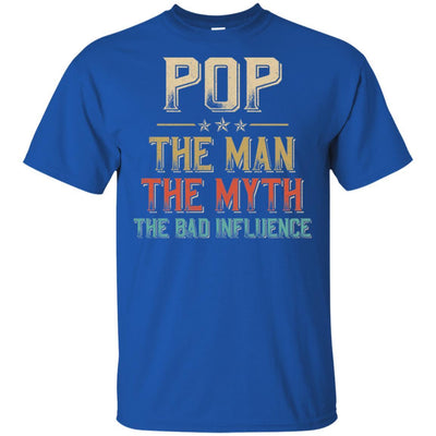 Vintage Pop The Man The Myth The Bad Influence-T-Shirt & Hoodie-Classic T-Shirt-Royal