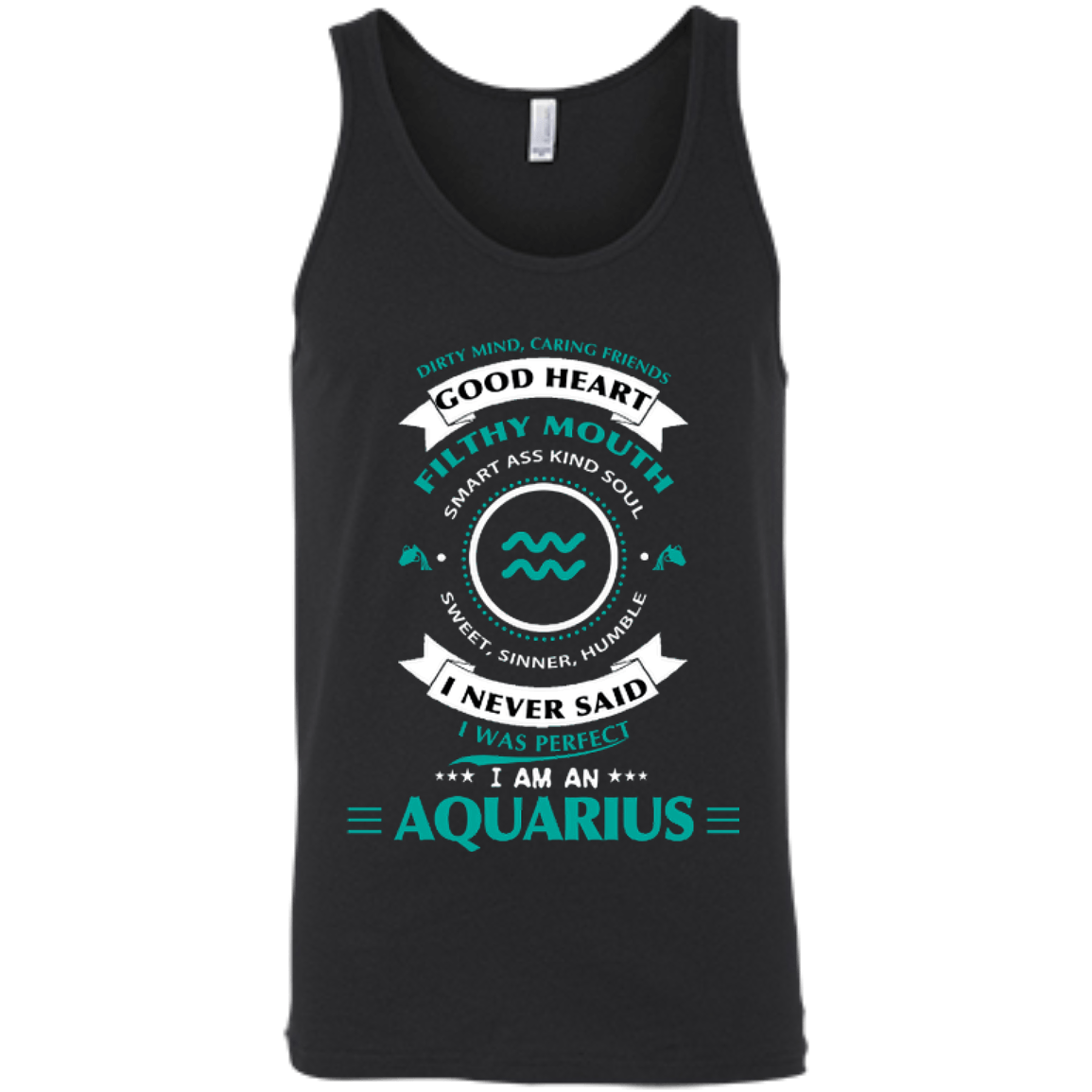 I'm An Aquarius-T-Shirt & Hoodie-Unisex Tank-Black