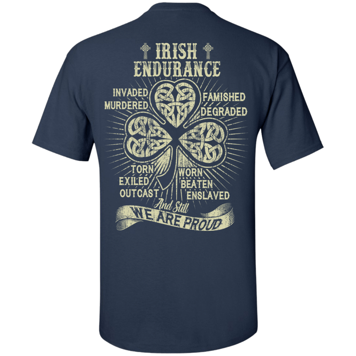 IRISH ENDURANCE-T-Shirt & Hoodie-Classic T-Shirt-Navy