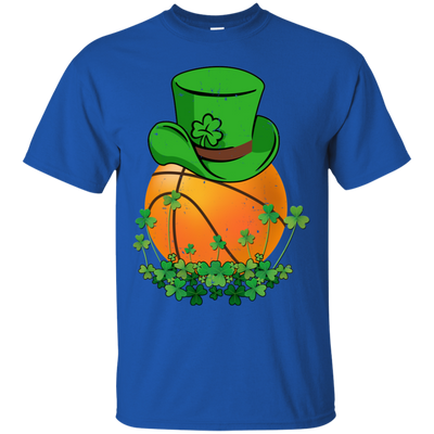 Shamrock Basketball Leprechaun St Patricks Day-T-Shirt & Hoodie-Classic T-Shirt-Royal