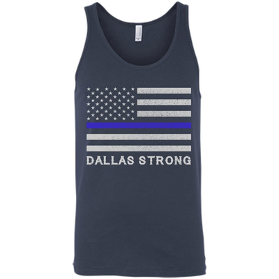 Dallas Strong-T-Shirt & Hoodie-Unisex Tank-Navy