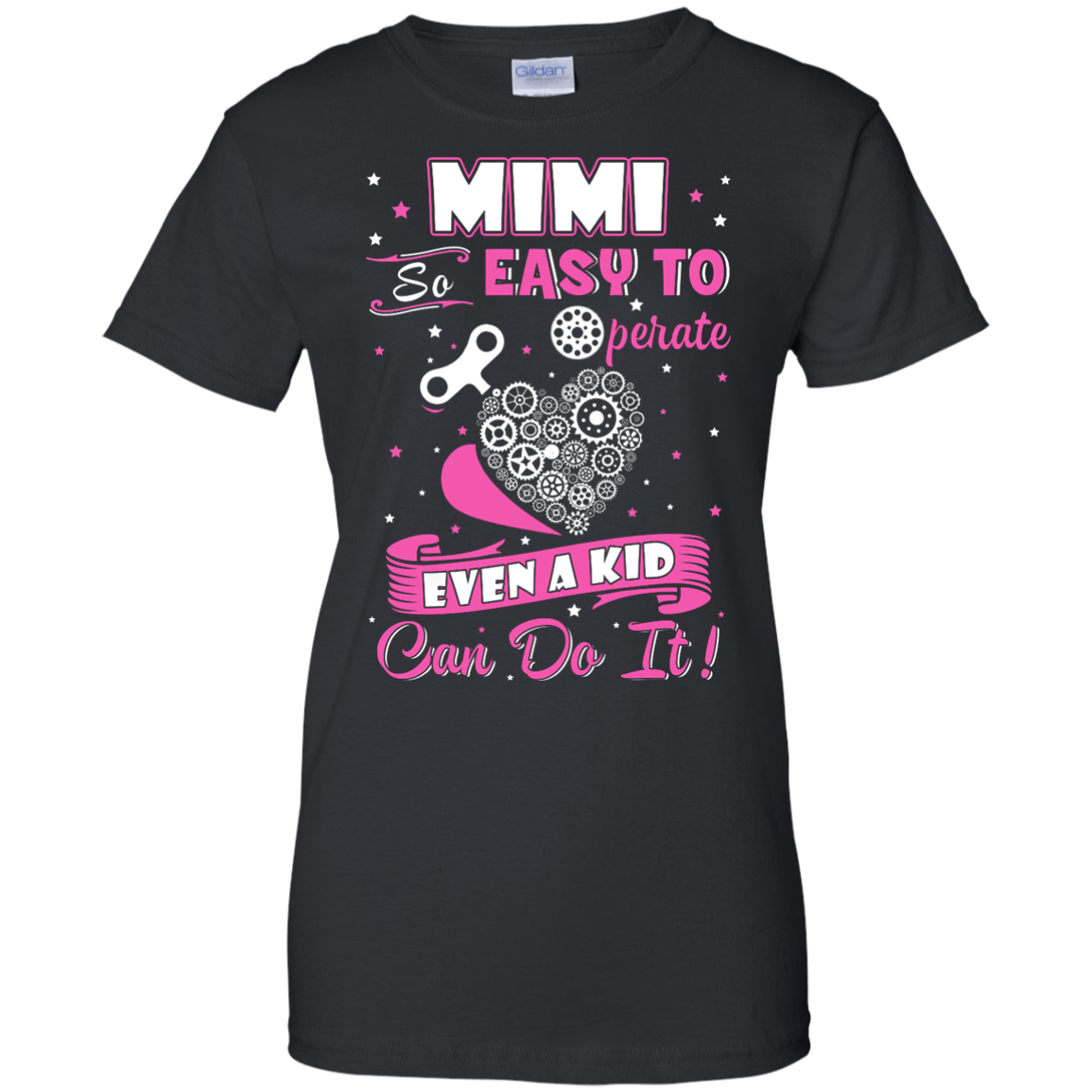 Mimi So Easy To Operate Even A Kid Can Do It-T-Shirt & Hoodie-Women's T-Shirt-Black