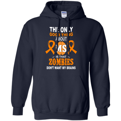 You're Saaaafe - Multiple Sclerosis-T-Shirt & Hoodie-Pullover Hoodie-Navy