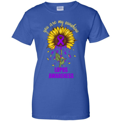 You Are My Sunshine Lupus Awareness-T-Shirt & Hoodie-Women's T-Shirt-Royal